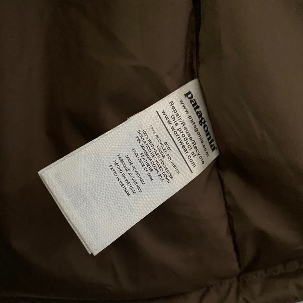 Patagonia Women’s Down With It Parka Brown - Picture 14 of 14